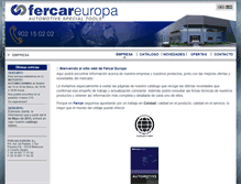 Tablet Screenshot of fercareuropa.com